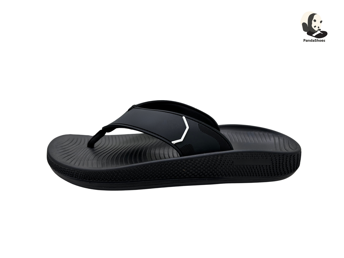 Beach Flip Flops-Paw Pad ( Black)