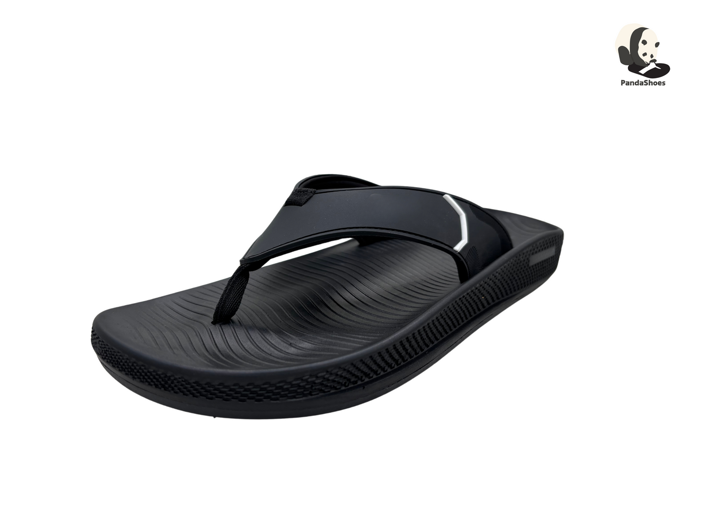 Beach Flip Flops-Paw Pad ( Black)