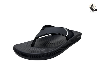 Beach Flip Flops-Paw Pad ( Black)